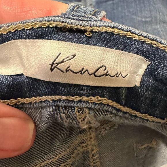 Kancan Jean Stretch Mini Skirt Size 7 - Picture 6 of 7